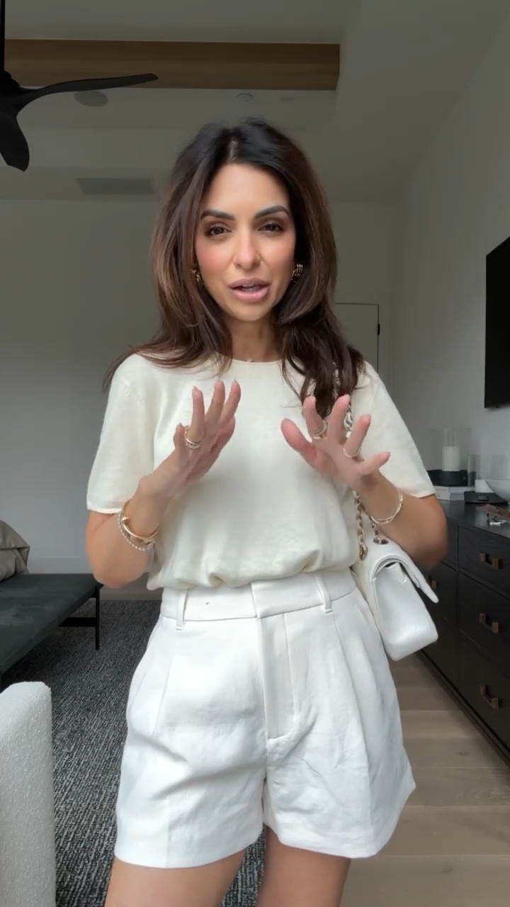 This cashmere tee from Quince is a wardrobe staple! I love the butter yellow color but it also comes in so many other color options. So soft and lightweight for summer! I’m wearing size XS.

#LTKOver40 #LTKootd #LTKPetite