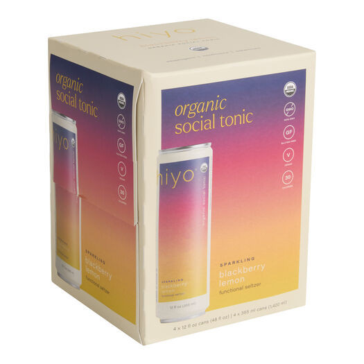 Hiyo Blackberry Lemon Non-Alcoholic Social Tonic 4 Pack by World Market | World Market