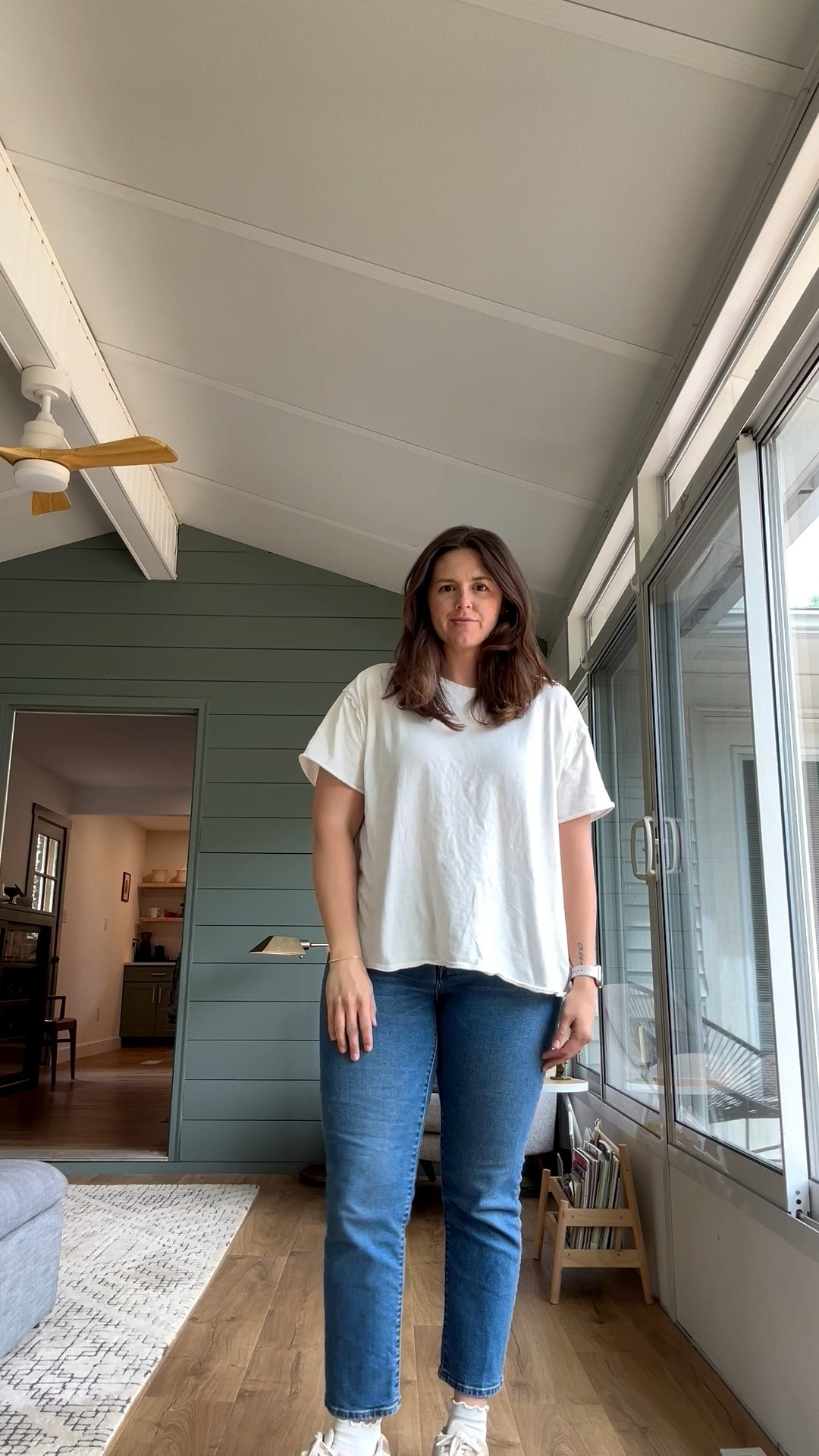 Casual Friday look. #90sbuttermom #SAHM 

#LTKMidsize #LTKootd #LTKmomlife