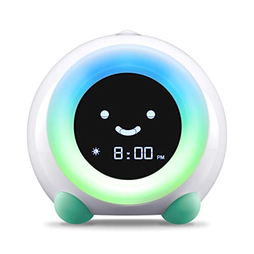 LittleHippo Mella: Kids Alarm Clock, Ready to Rise Children's Sleep Trainer, Night Light, Sound Machine and OK to Wake for Toddlers and Kids - Tropical Teal (Updated 2025) | Amazon (US)