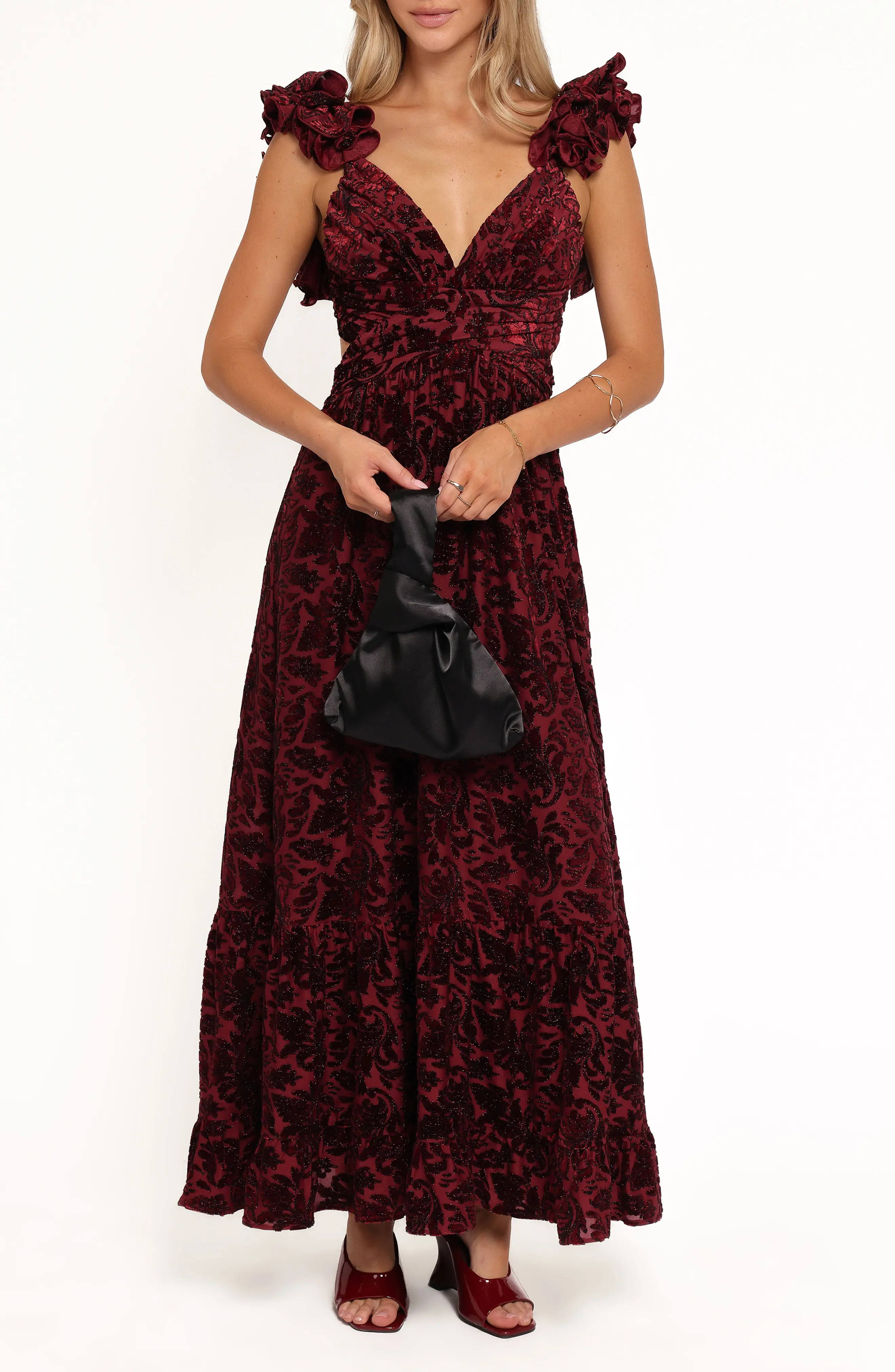 Petal & Pup Harmony Beaded Cutout Maxi Dress (Women) | Nordstrom | Nordstrom