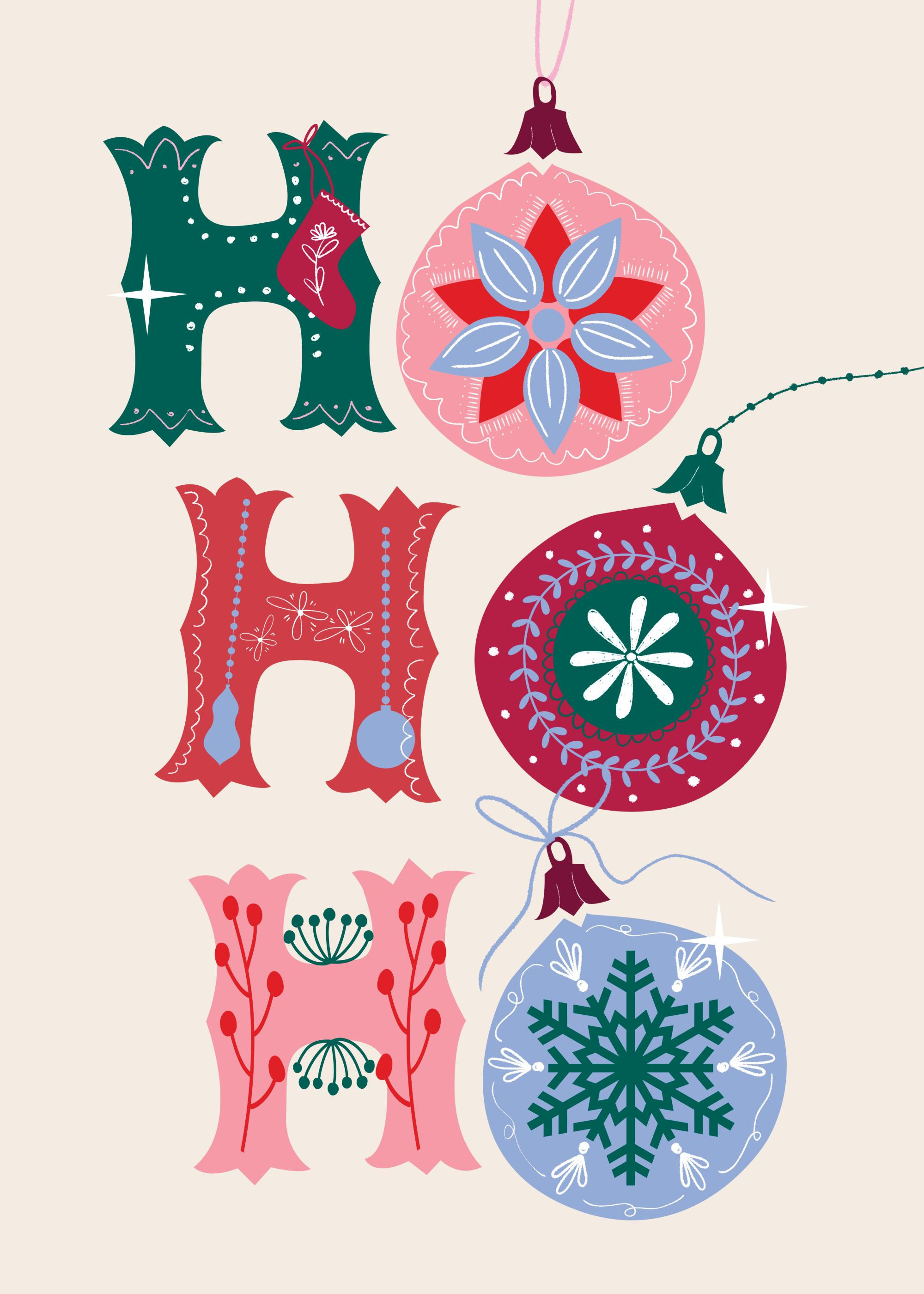 Ho Ho Ho Print | Desenio