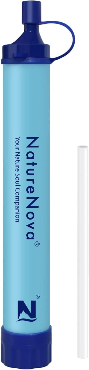 Personal Water Filter Straw Outdoor Portable Filtration Emergency Survival Gear Water Solutions T... | Amazon (US)