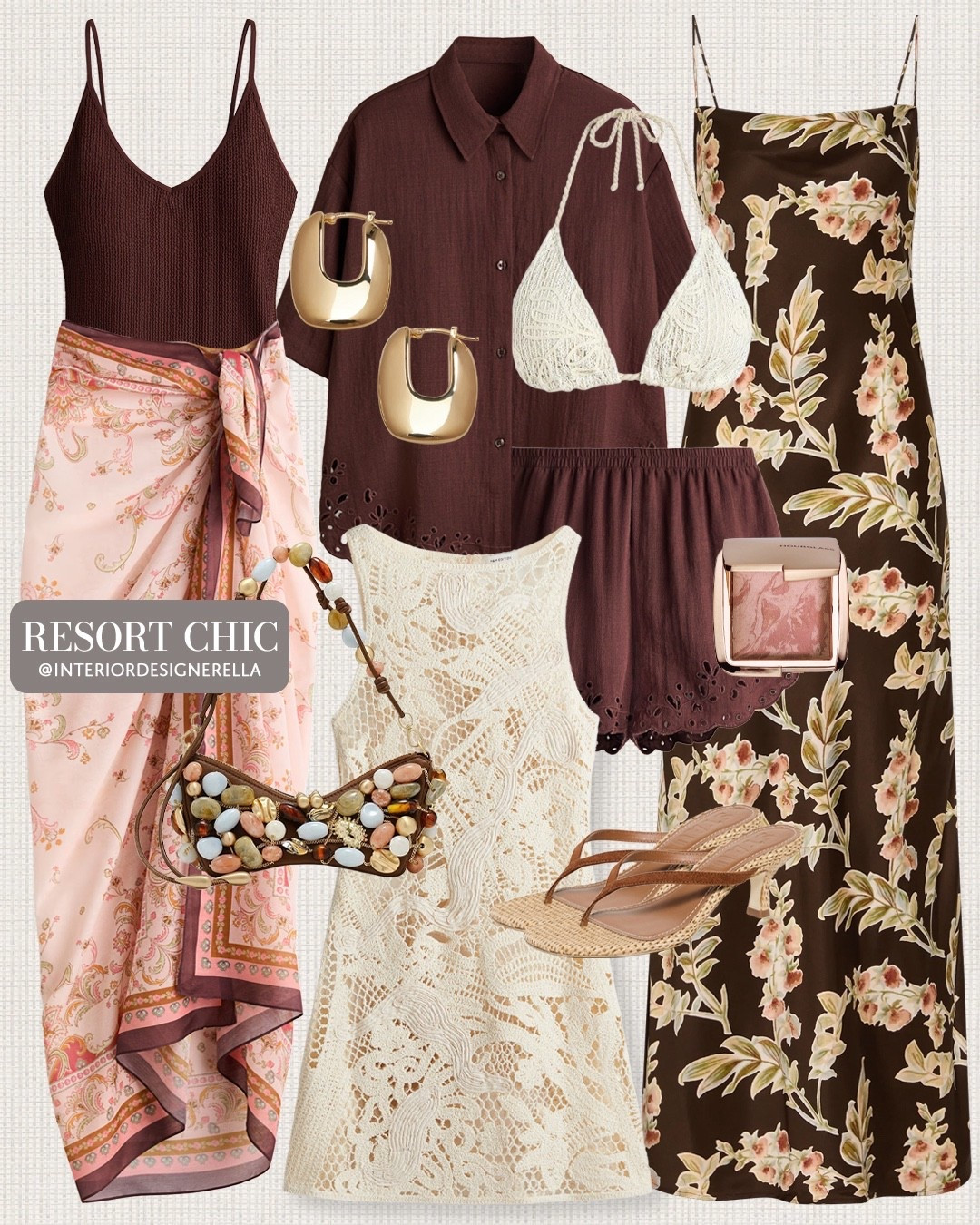 Where cocoa tones meet soft florals. 🌸 Share this post with a friend!!🤗 Click on the “Resort OOTD” collection on my LTK to shop this post and more!🤗 Have an amazing day!! Xo!!

#LTKSpringSale #LTKSwim #LTKootd