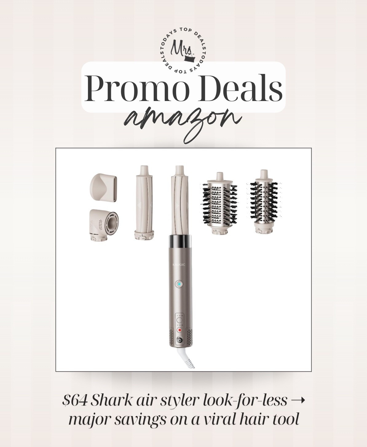 $64 Shark air styler look-for-less ➝ major savings on a viral hair tool

#LTKselfcare #LTKSaleAlert #LTKBeauty