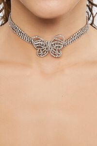Butterfly Rhinestone Choker Necklace | Forever 21 (US)