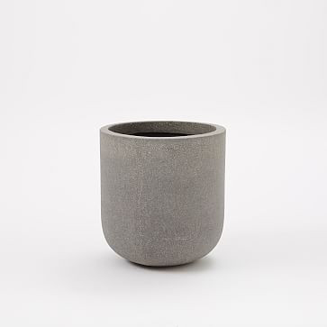 Radius Planter, Medium, Storm Gray | West Elm (US)