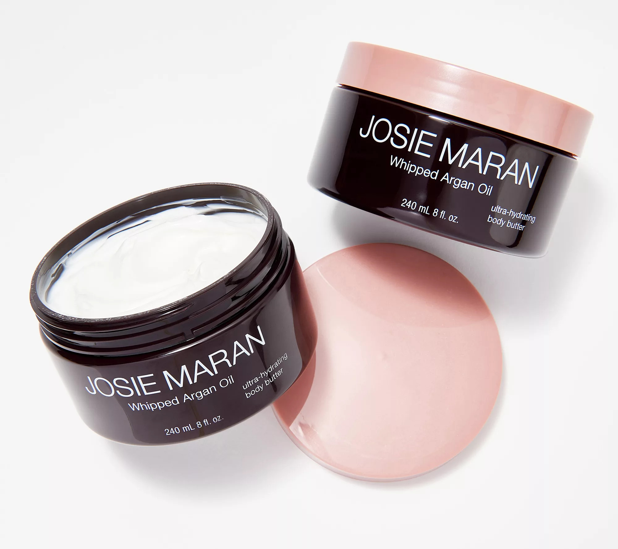 Josie Maran Argan Oil Whipped Body Butter 8 oz Duo - QVC.com | QVC