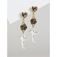 Pearl Cross Earrings | Torrid (US & Canada)