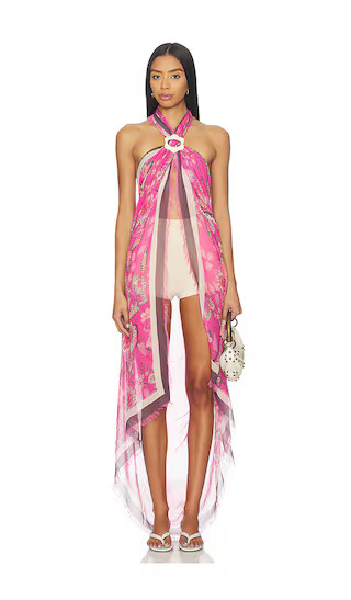 Volcano Goddess Travel Scarf Top in Hibiscus | Revolve Clothing (Global)