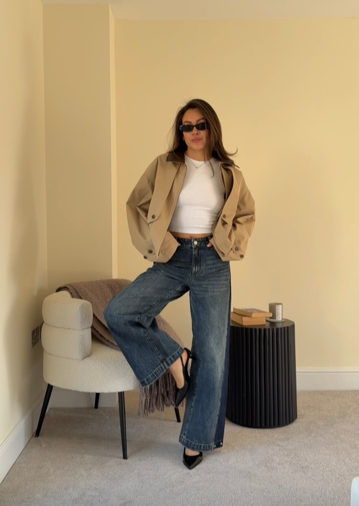 Spring outfit, barn jacket, utility jacket, wide leg trousers, casual chic.
Use the code myKarina to get 10% off 😍


#LTKspring #LTKsummer #LTKuk