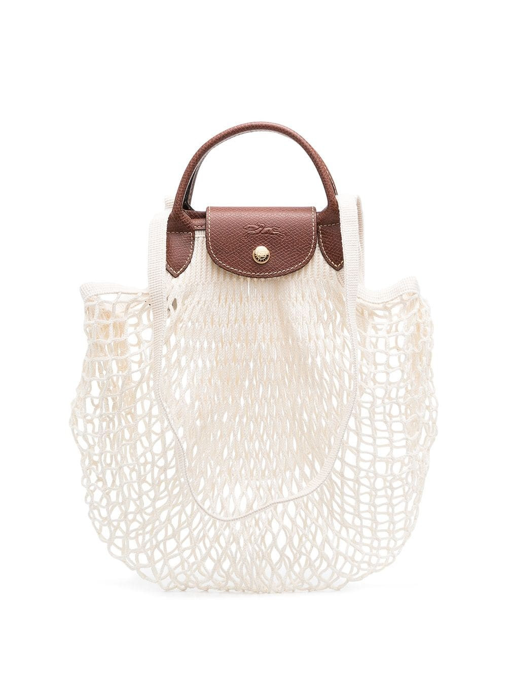 Longchamp Le Pliage Filet mesh tote bag - Neutrals | Farfetch Global