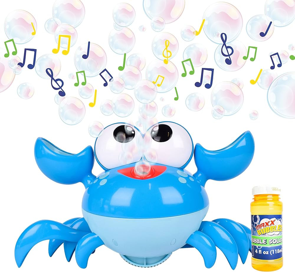 Dancing Crab Bubble Machine - Moving Bubble Blower for Kids | Lights Up and Plays Music | 4oz Bot... | Amazon (US)