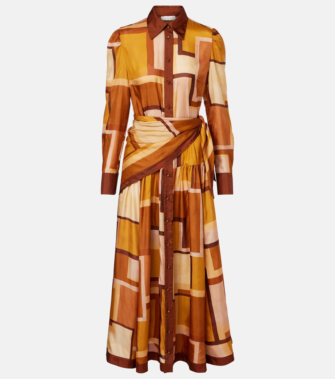 Como printed silk shirt dress | Mytheresa (US/CA)