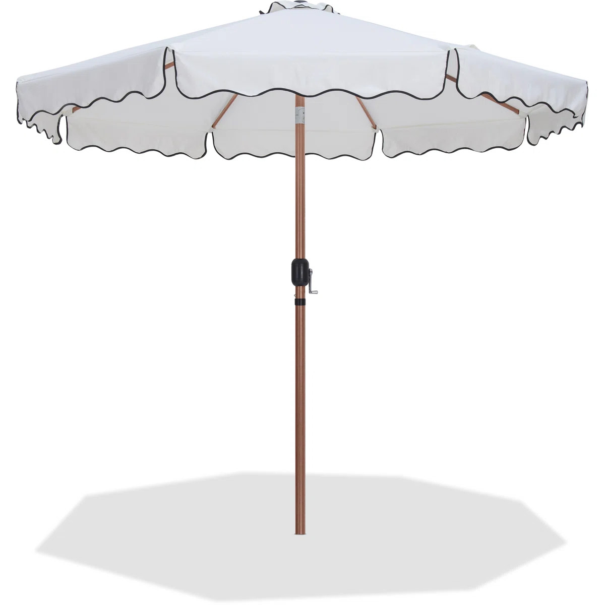 Amalfi With Piping Fabric Patio Umbrellas | Wayfair North America