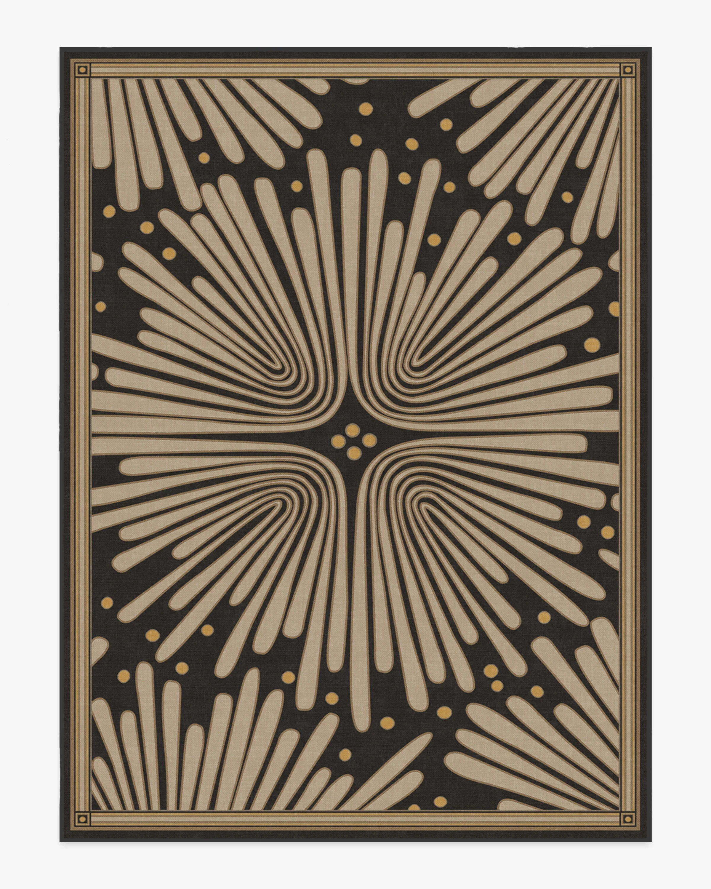 Jonathan Adler Gatsby Black & Gold Tufted Rug | Ruggable | Ruggable