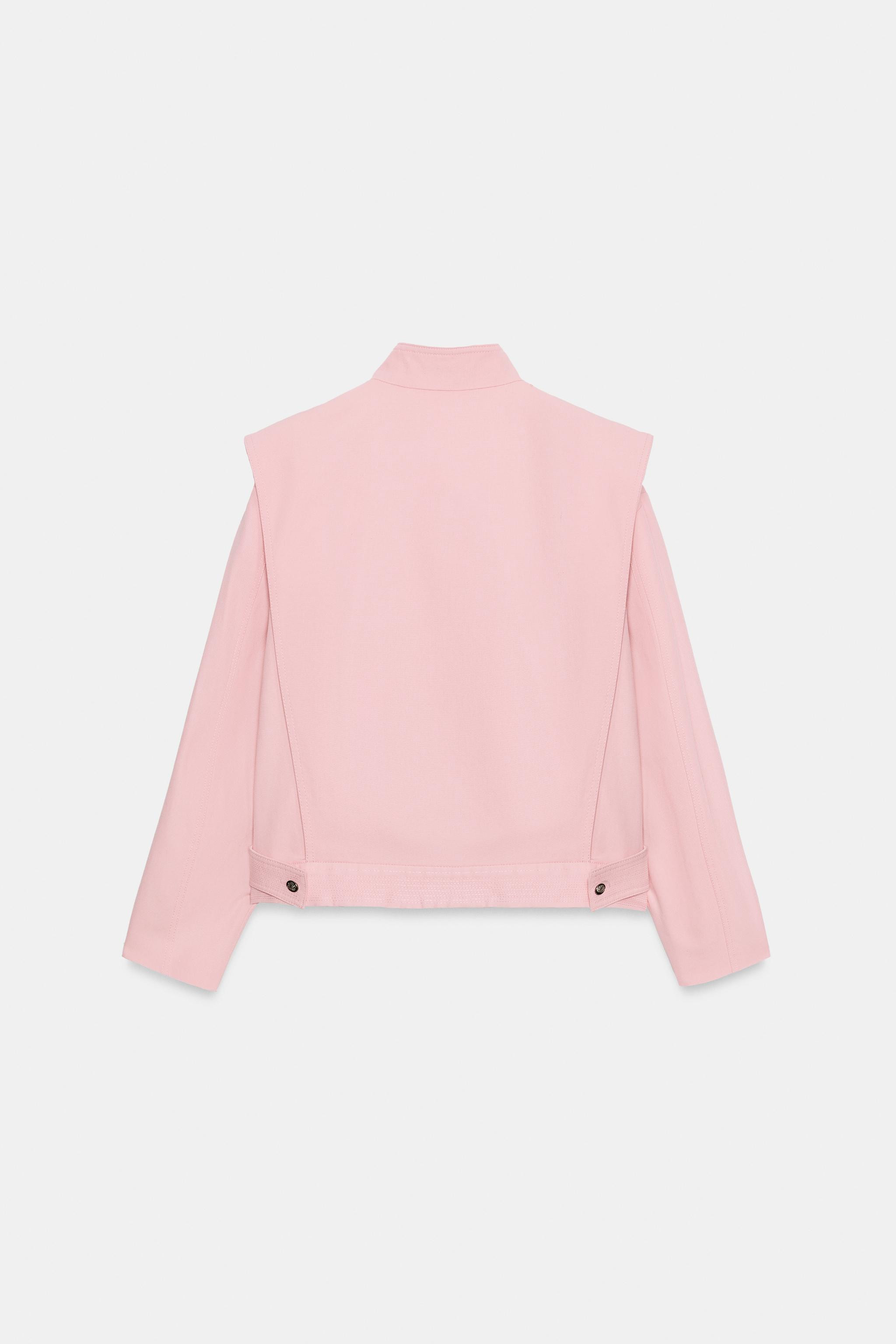 ZW COLLECTION BUTTONED WRAP JACKET | Zara US