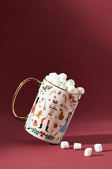 Rifle Paper Co. Holiday Mug | Anthropologie (US)