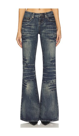 Extreme Flare Jeans in Blue Wash | Revolve Clothing (Global)