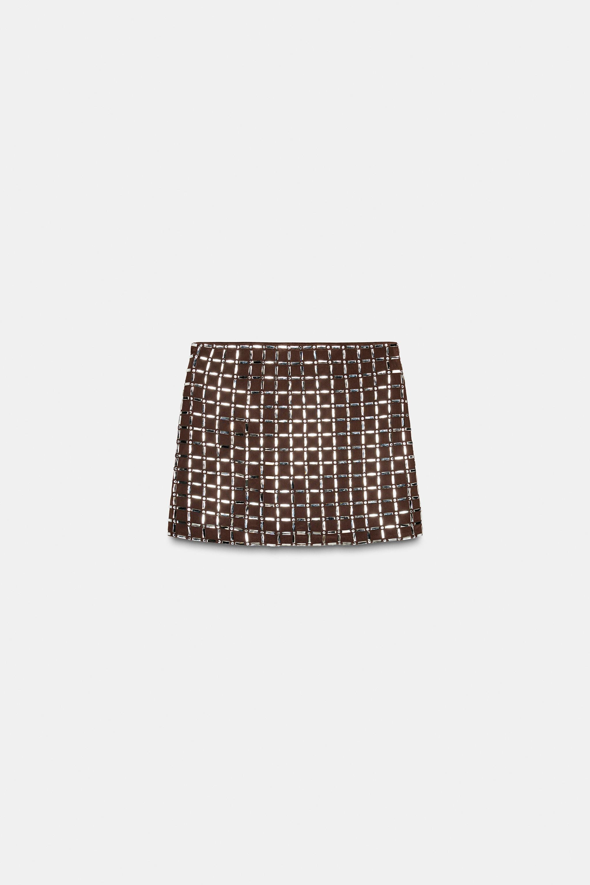 SHINY MINI SKIRT | Zara UK