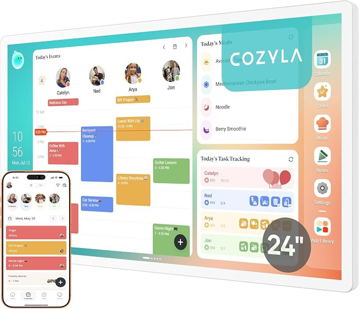Calendar Plus 2: 24" Smart Digital Calendar with Google Play Store | Amazon (US)