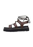 Dr. Martens Women's Nartilla Sandal, Dark Brown New Oily Illusion, 11 | Amazon (US)