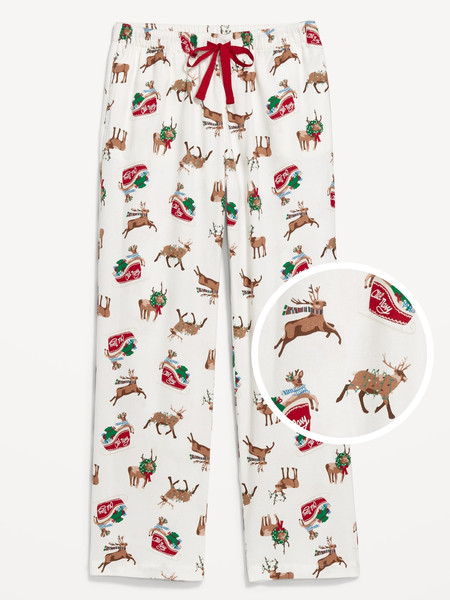 Mid-Rise Printed Flannel Pajama Pants | Old Navy (US)