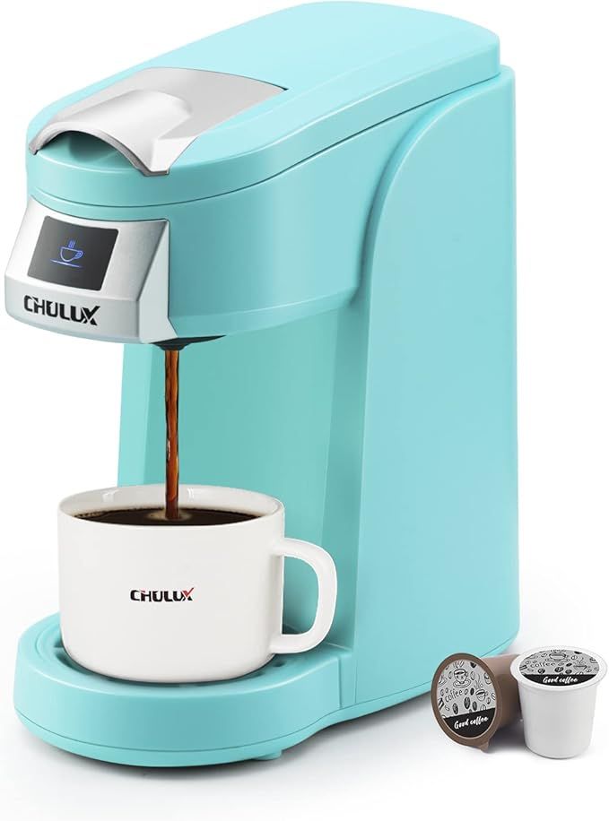 CHULUX Single Cup Coffee Maker Machine,12 Ounce Pod Coffee Brewer,One Touch Function for Brewing ... | Amazon (US)