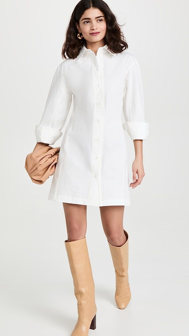 Fitted Shirt Mini Dress | Shopbop