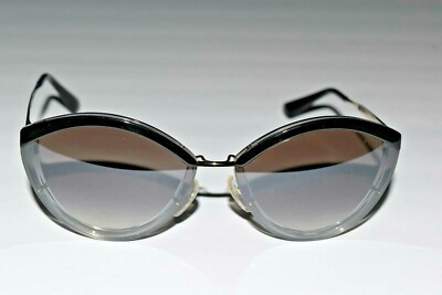 Prada Authentic Cat Eye Black Gradient Gold SPR07U U43-5O0 64-14-140 Sunglasses | eBay US