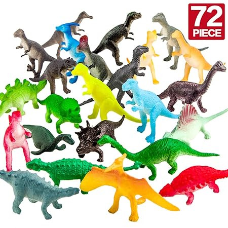 ValeforToy 72 Piece Mini Dinosaur Toy Set | Amazon (US)