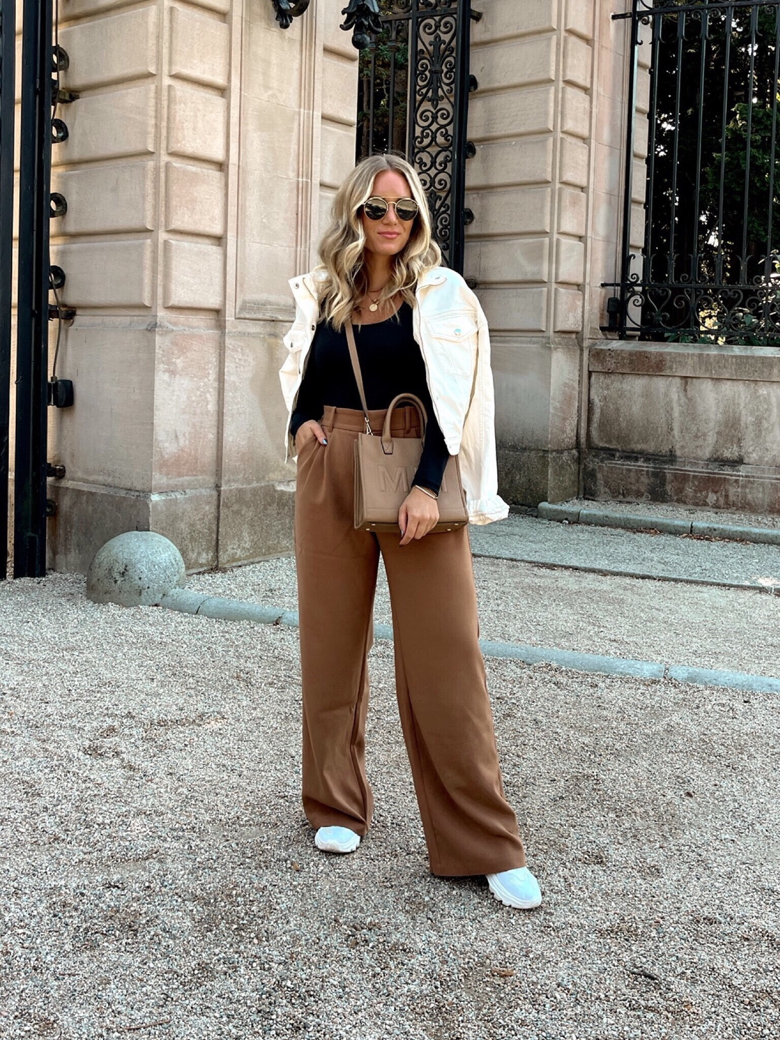 Free people white trucker jacket on sale - under $100! Abercrombie 30% off wide leg trousers + an extra 15% off with code CYBERAF

#LTKSeasonal #LTKCyberweek #LTKsalealert