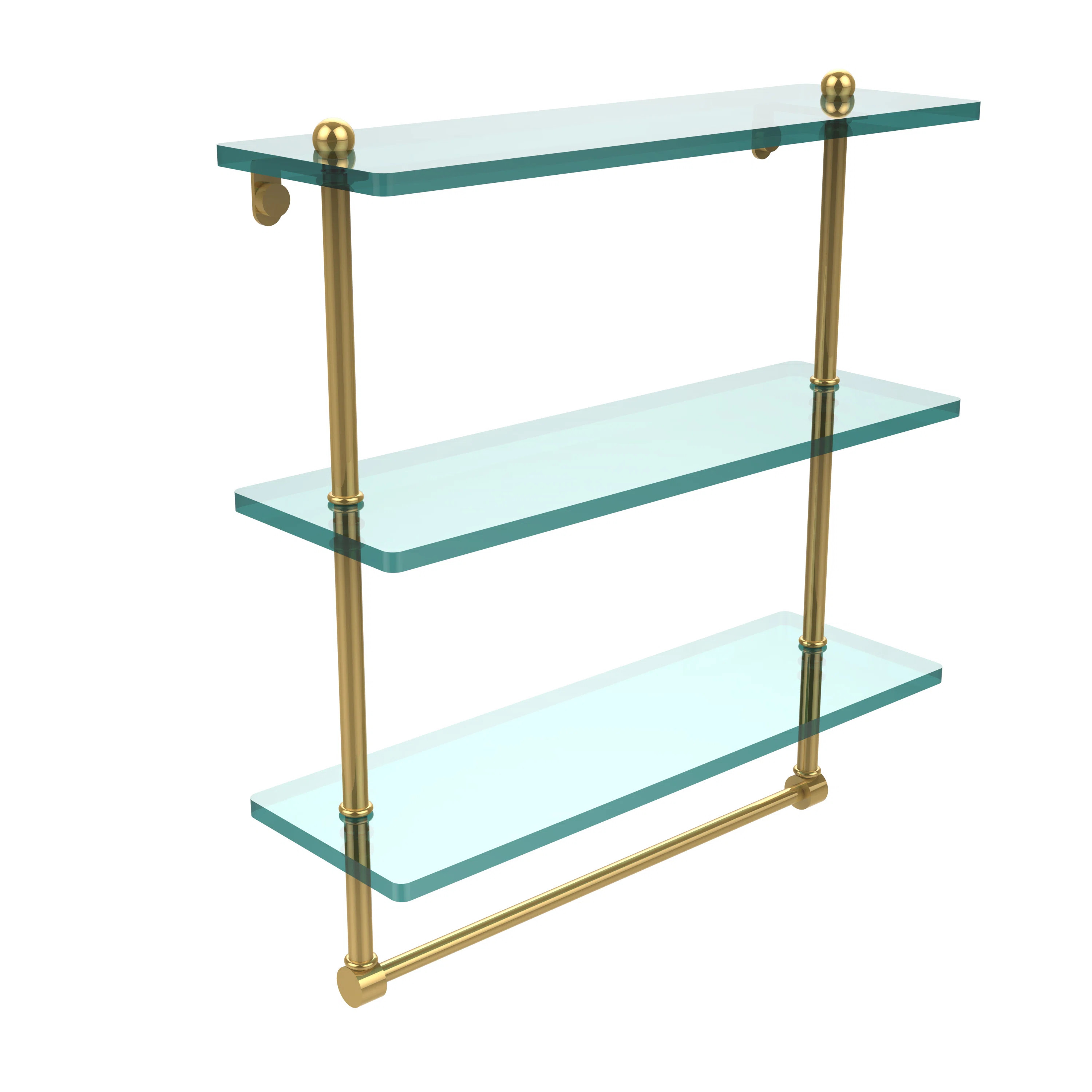 Gober 3 Piece Tiered Shelf with Towel Bar | Wayfair North America