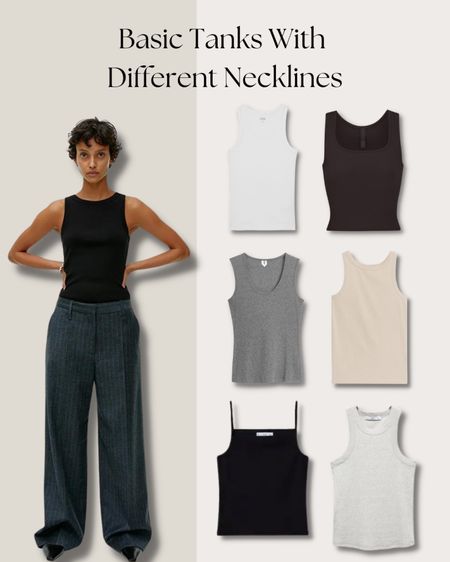Basic tank tops is a must-have wardrobe essential to build killer outfits! But did you know that different necklines can give a whole different look to your outfit? Here’s some of my favorite tank top necklines that has helped me elevate my style 🤍

#LTKstyletip #LTKworkwear