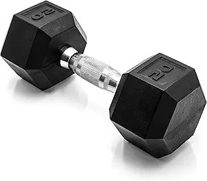 CAP Barbell Coated Hex Dumbbell Weight - Single | 10-120 lbs | Multiple Options | Amazon (US)