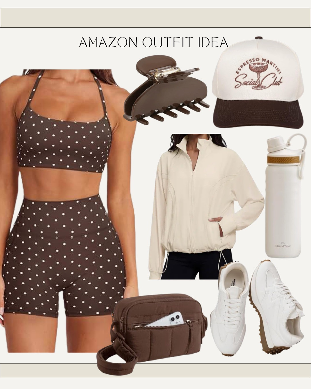 Amazon workout outfit , two piece set , polka dots , fall transition outfit idea

#LTKfitnessgoals #LTKActive #LTKootd