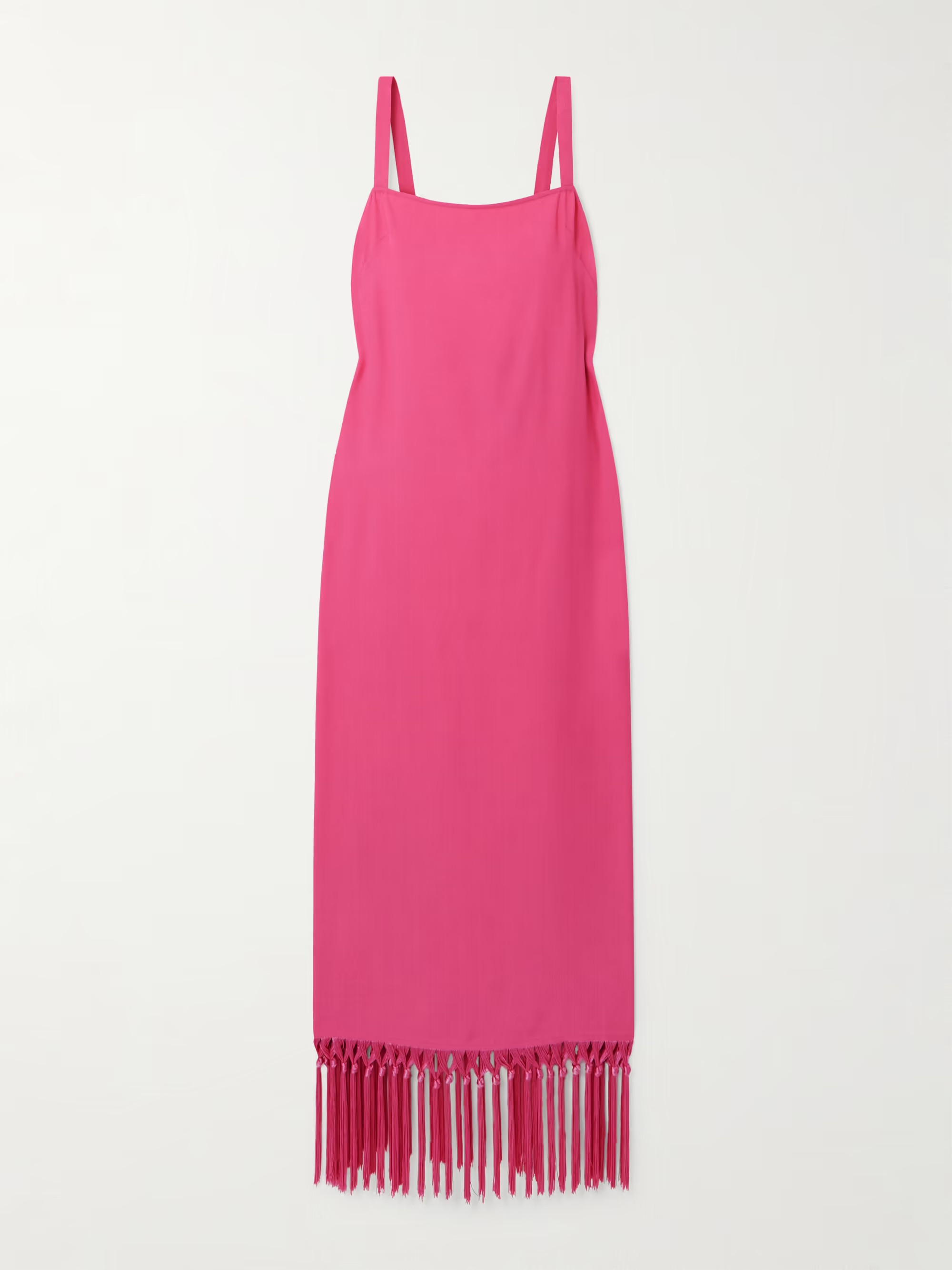 Palermo fringed crepe midi dress | NET-A-PORTER (US)