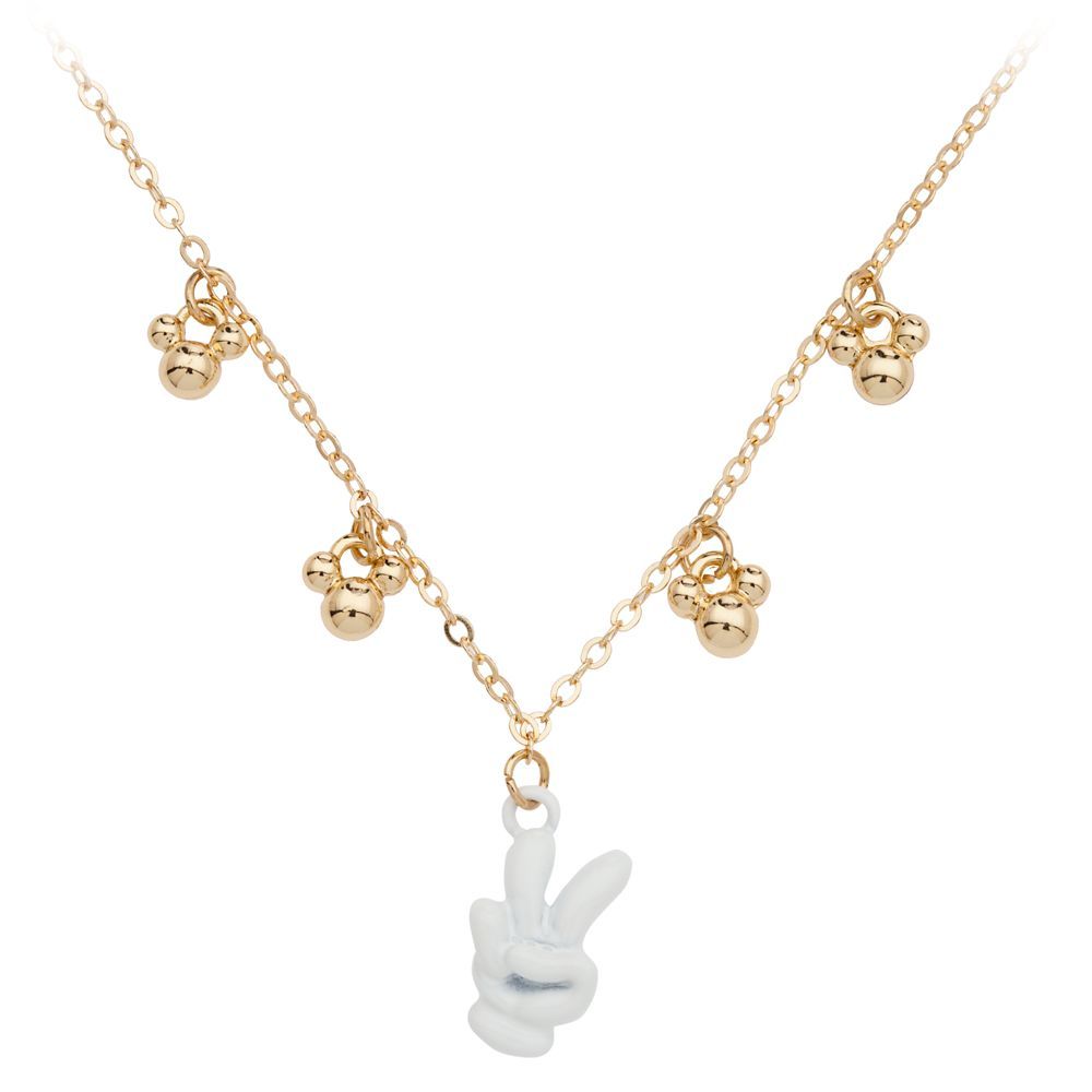 Mickey Mouse Glove Necklace | Disney Store