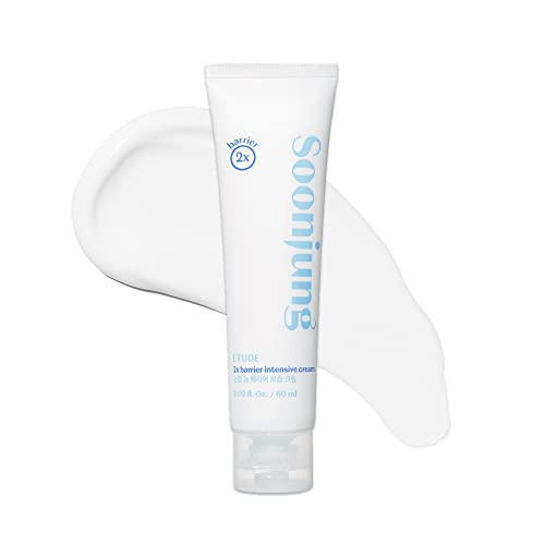 ETUDE SoonJung 2x Barrier Intensive Cream (New, 2.02 Fl Oz), Face Moisturizer, Shea Butter Hydrating Facial Cream for Sensitive Skin, Water-oil Balance & Panthenol for Damaged Skin, Korean Skin Care | Amazon (US)