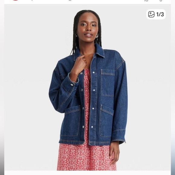 Universal Thread - Women's Denim Chore Coat | Poshmark