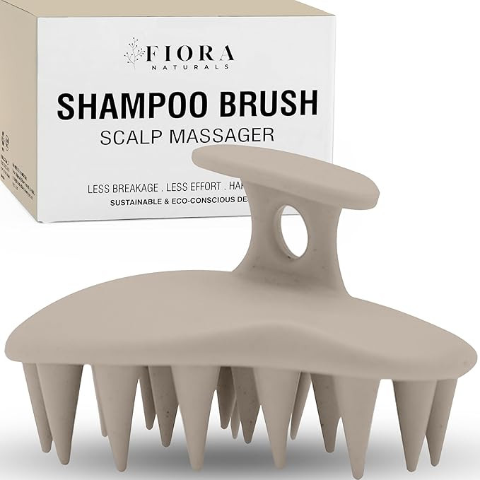 Fiora Naturals Scalp Massager Shampoo Brush - Silicon Scalp Scrubber & Exfoliator for Dandruff Re... | Amazon (US)