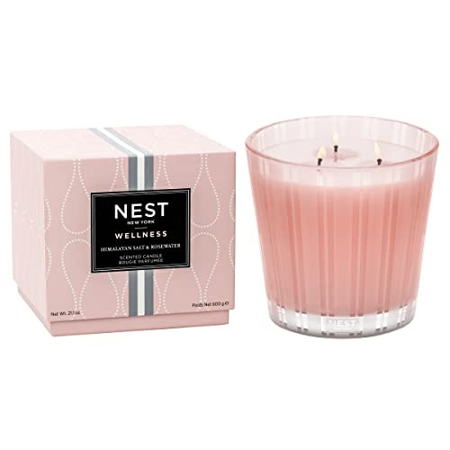 NEST New York Himalayan Salt & Rosewater Scented 3-Wick Candle | Amazon (US)