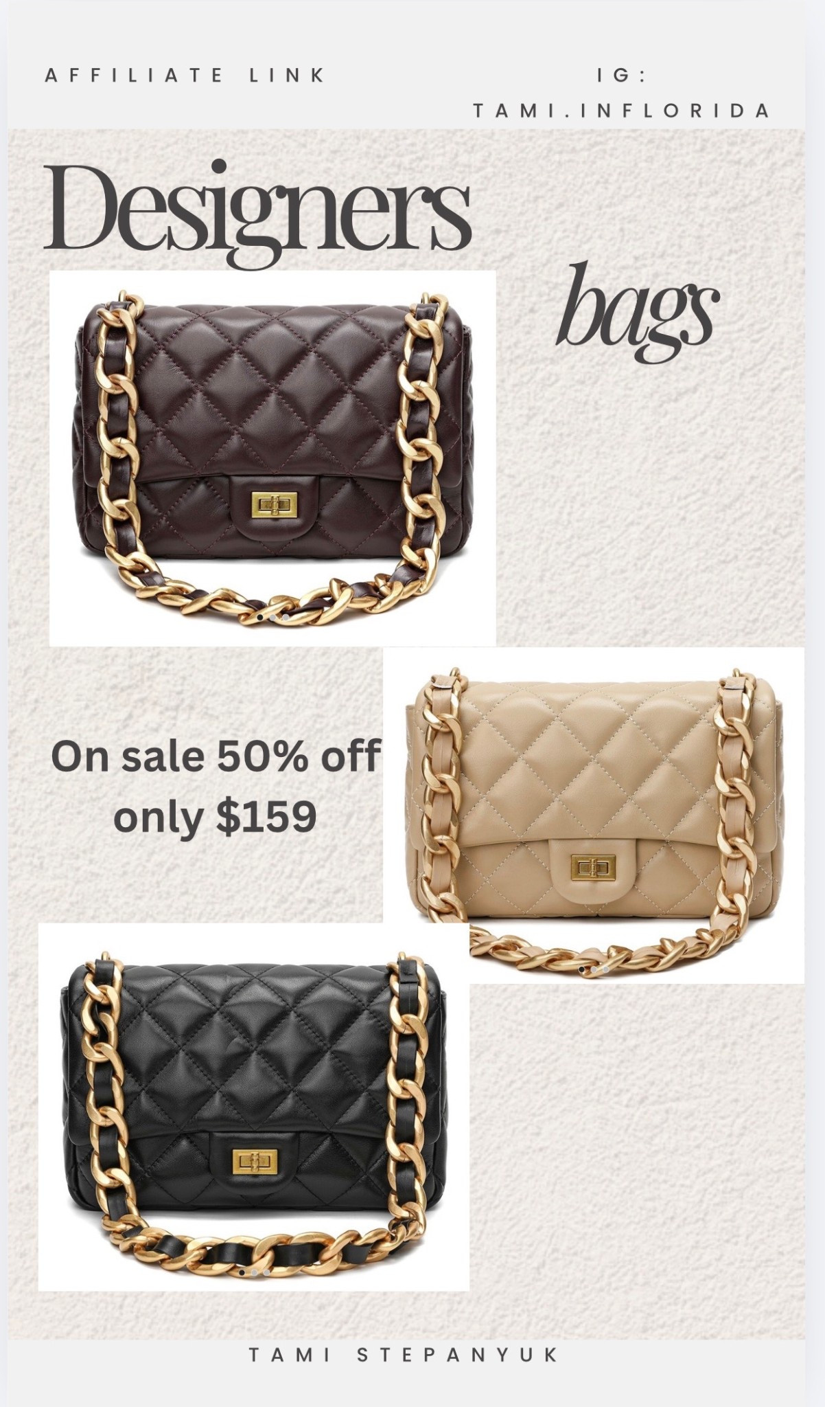 Designers bags 50% off

#LTKSaleAlert