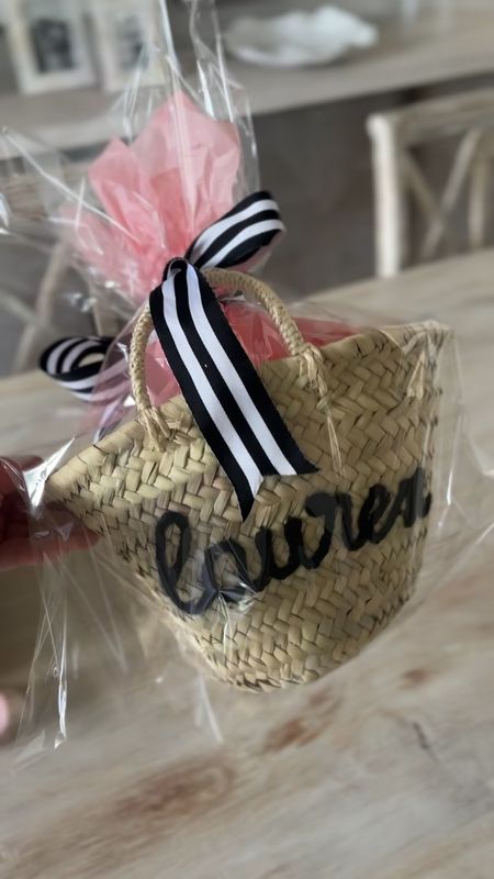 EASTER BASKETS: Custom woven baskets and tissue paper, clear cellophane plastic bags to put them in and to tie up with ribbon!

The woven baskets can be customized and ship for free in time for Easter

Easter basket ideas, Easter gift ideas, custom Easter gift baskets 

#LTKparties #LTKhome #LTKkids