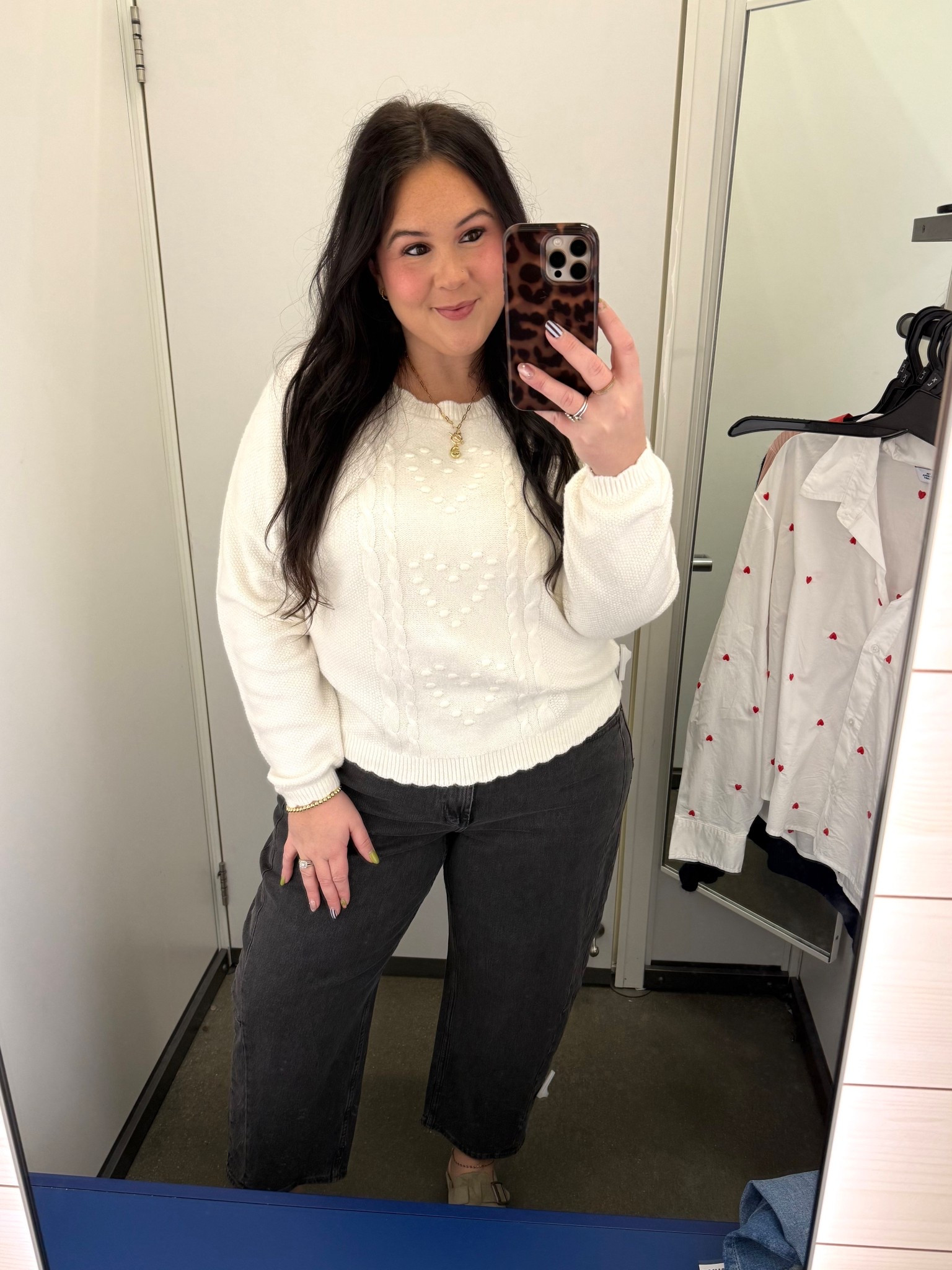 The top is so simple but so cute & girly!! 

#LTKMidsize #LTKootd #LTKValentine