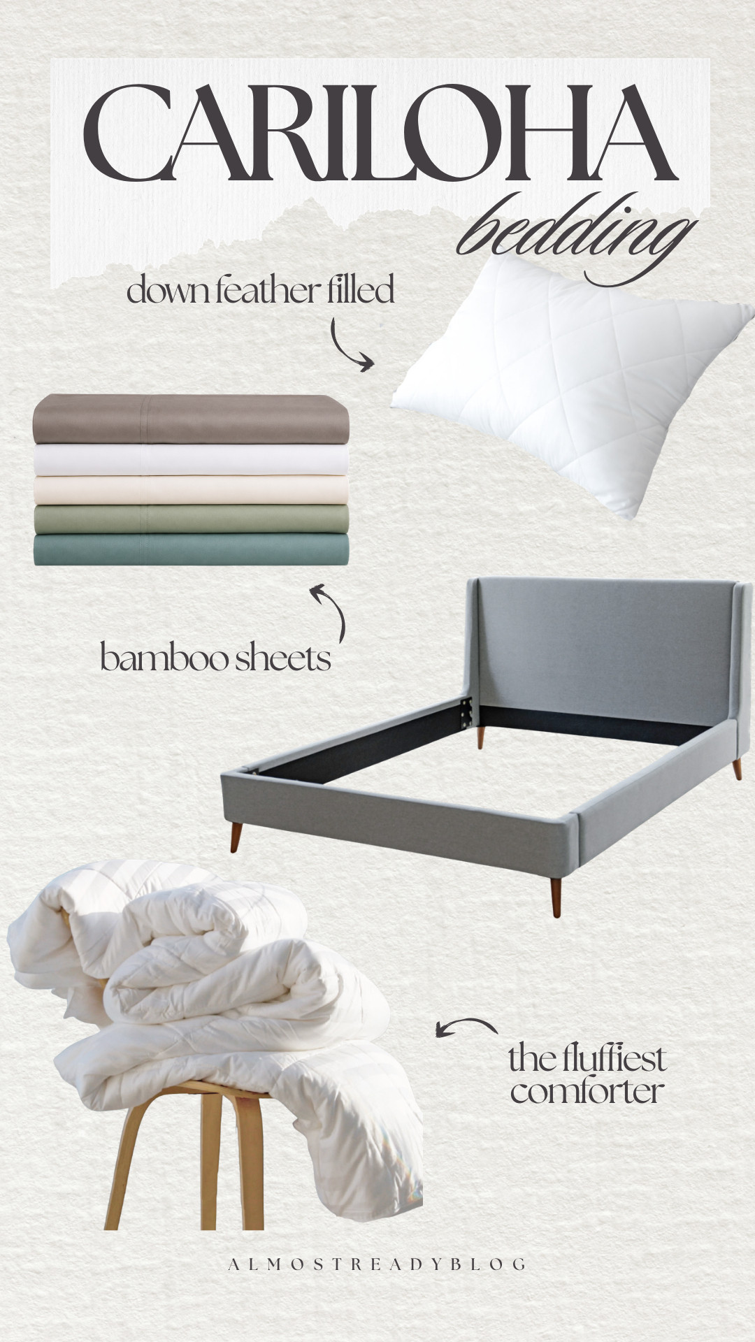 Dreamy bedding inspo from Cariloha 🤍

home finds, bedding, sheet set, duvet, bed frame, cariloha, amanda west, almost_readyblog 

 #LTKHome