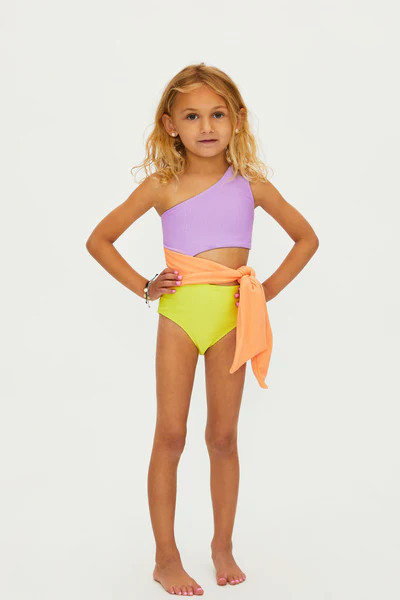 Little Carlie One Piece Sundazed Colorblock | Beach Riot