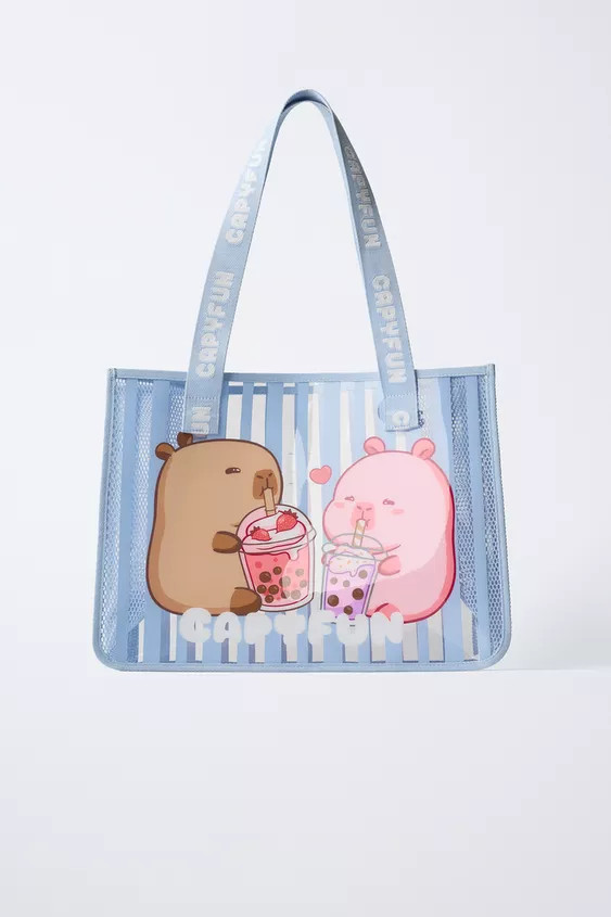 CAPYBARA CAPYFUN © TOTE BAG | Zara UK