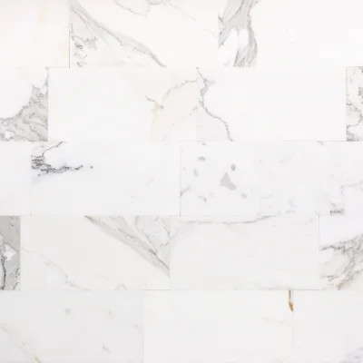 Calacatta 6" x 12" Marble Look Subway Wall & Floor Tile | Wayfair North America
