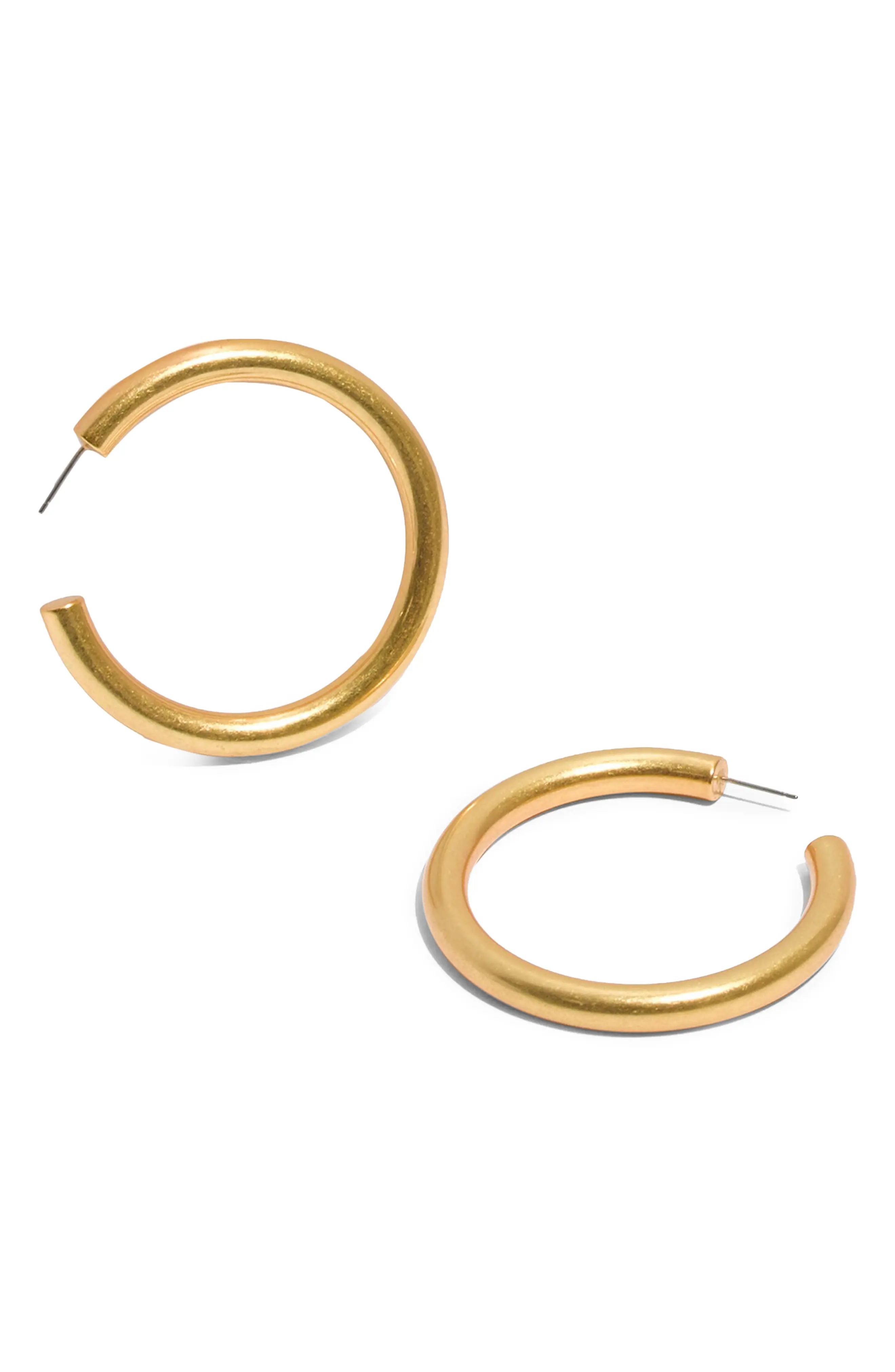 Women's Madewell Chunky Oversize Hoop Earrings | Nordstrom